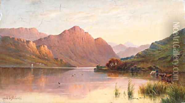 Loch Lomond Oil Painting - Alfred de Breanski