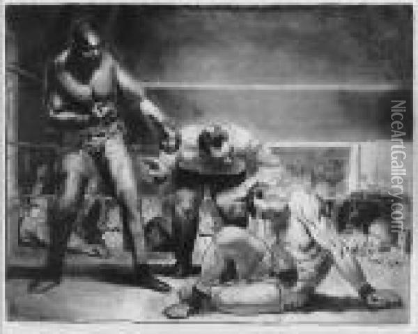 The White Hope (m. 96) Oil Painting - George Wesley Bellows