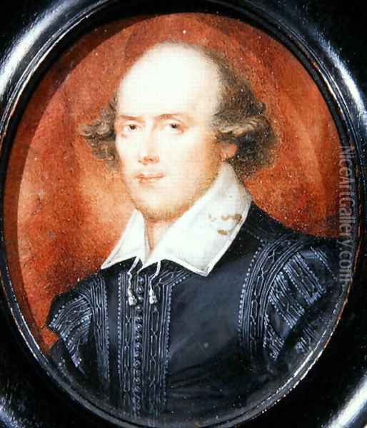 Portrait of William Shakespeare 1564-1616 Oil Painting - Ozias Humphry