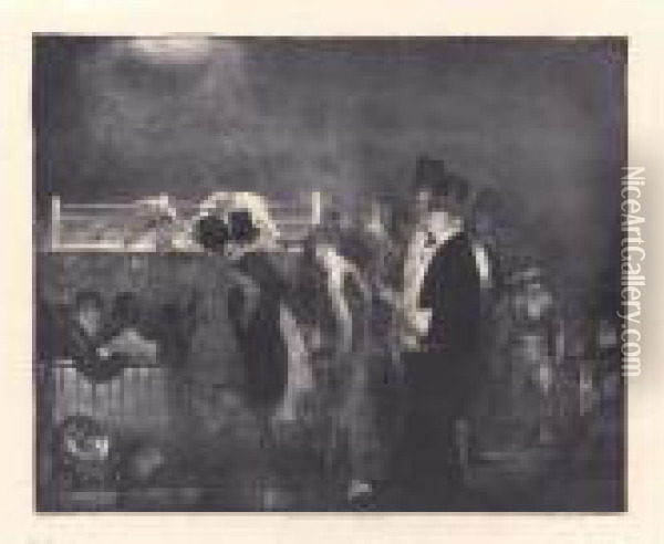 Preliminaries (mason 24) Oil Painting - George Wesley Bellows