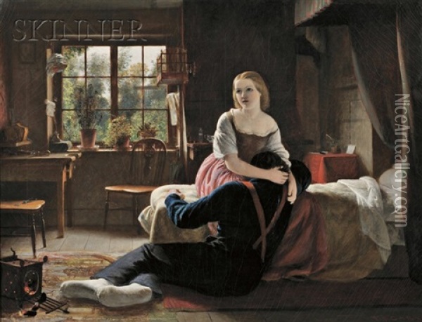 Consolation Oil Painting - Francis Stephen Cary