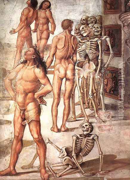 Resurrection of the Flesh (detail-4) 1499-1502 Oil Painting - Francesco Signorelli