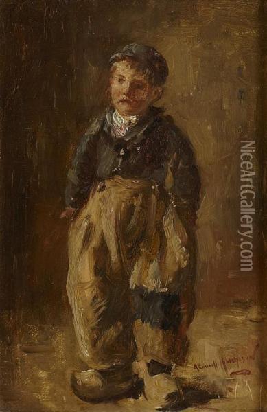The Young Dutch Boy Oil Painting - Robert Gemmell Hutchison