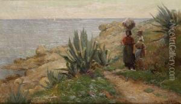 Cote Mediterraneenne Oil Painting - Charles Rouviere