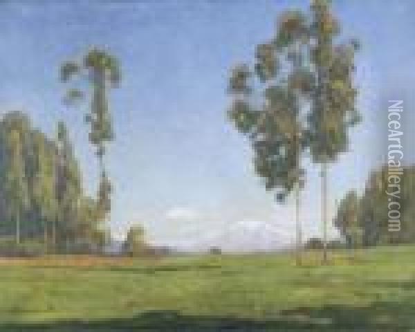 Spring Oil Painting - William Wendt
