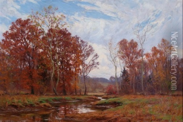 Late Autumn Oil Painting - William Merritt Post