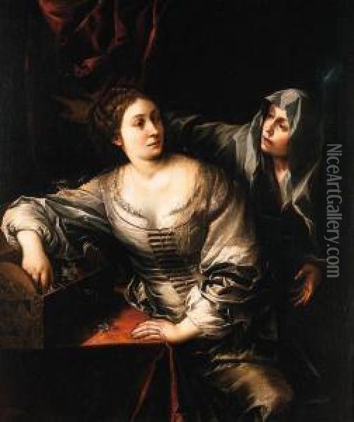 Vanitas Oil Painting - Girolamo Forabosco