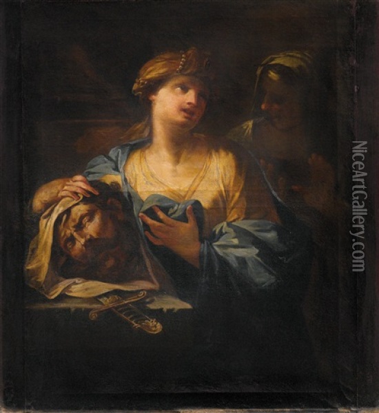 Judith Mit Dem Kopf Des Holofernes Oil Painting - Clemente Ruta