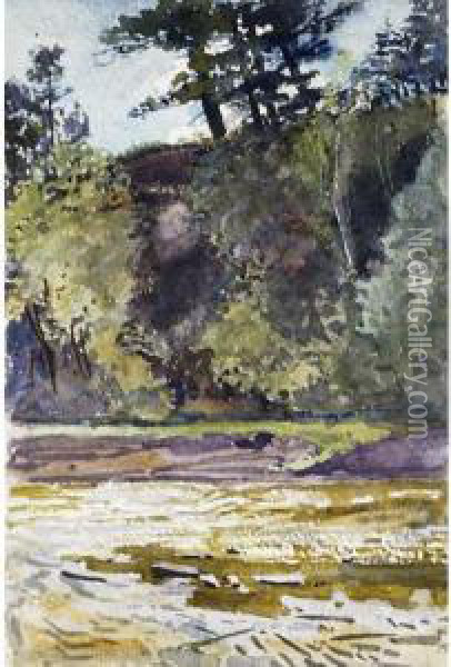 Humber River Oil Painting - James Edward Hervey MacDonald