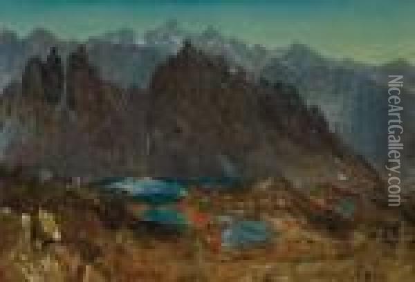 Sneffles Peak, Colorado Oil Painting - Albert Bierstadt