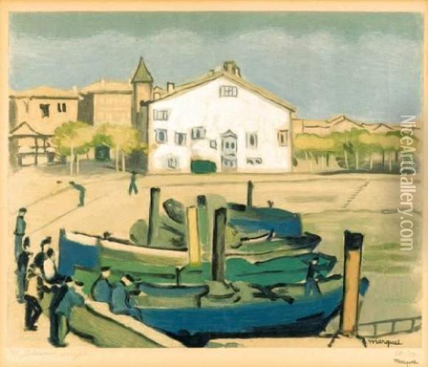 Port De Saint-jean-de-luz Oil Painting - Albert Marquet