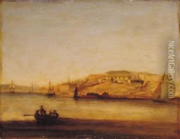 Spencer Lodge, Miller's Point, Sydney Oil Painting - Conrad Martens