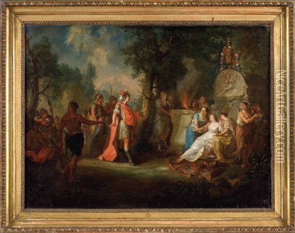 Cyrus Und Panthea (?) Oil Painting - Gerard de Lairesse
