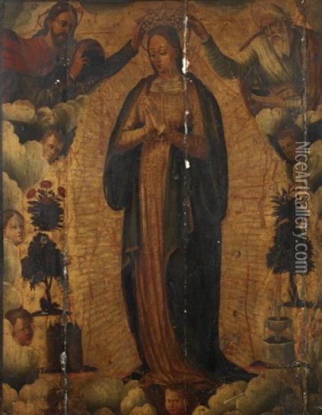 La Vierge De L'immaculee Conception Oil Painting - Joan De Joanes