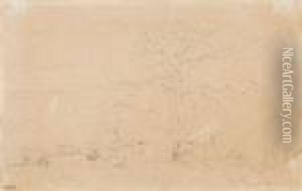 Foret Defontainebleau: Les Gorges D'apremont Oil Painting - Jean-Baptiste-Camille Corot