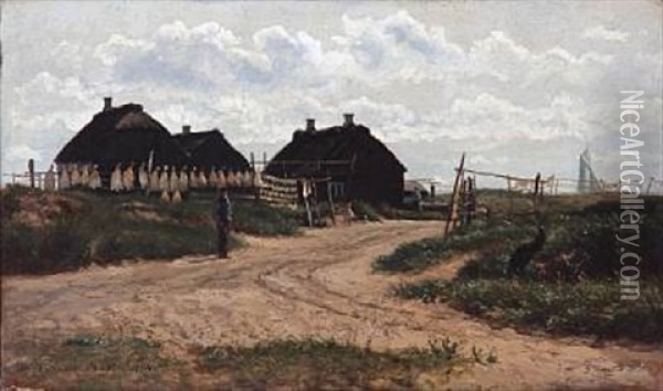 Parti Fra Skagen Oil Painting - Wilhelm Ferdinand Xylander