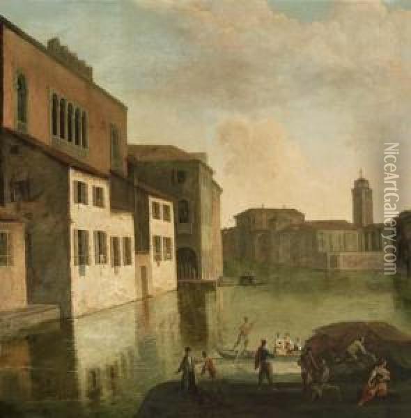 Venice Oil Painting - Giovanni Richter