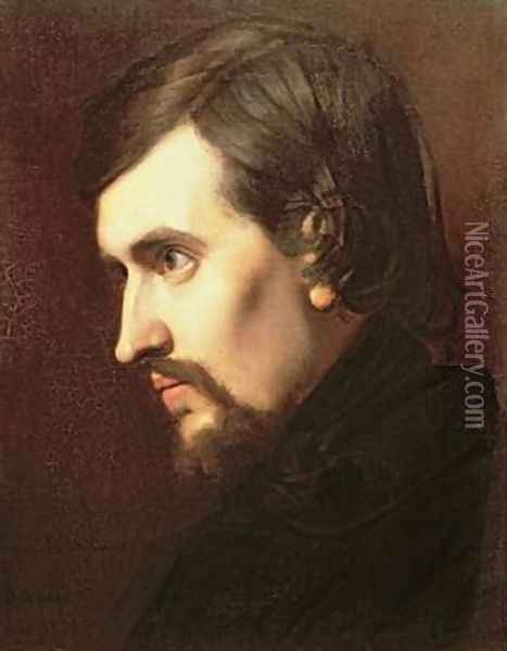 Portrait of Charles Francois Gounod Oil Painting - Henri (Karl Ernest Rudolf Heinrich Salem) Lehmann