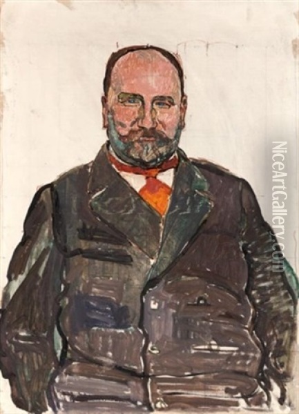Fredrik (frederick) Robert Martin Oil Painting - Ferdinand Hodler