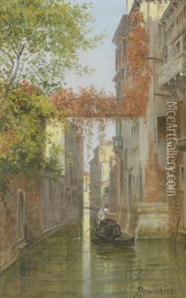 Palazzo Albrizzi, Venezia Oil Painting - Antonietta Brandeis