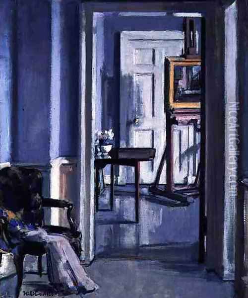 30 Regent Terrace, c.1934 Oil Painting - Francis Campbell Boileau Cadell