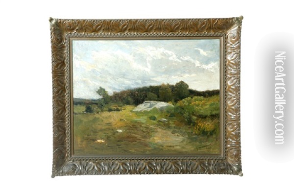 Landscape Oil Painting - George William Whitaker