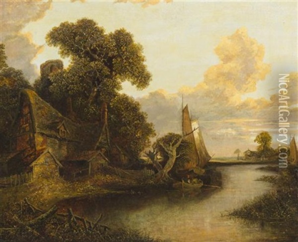 Voyage Oil Painting - John Crome the Elder