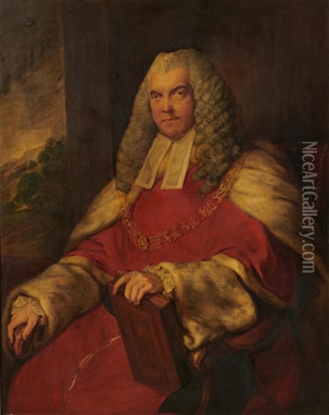 Portrait Of Sir John Skynner, (1723-1805) Oil Painting - Thomas Gainsborough