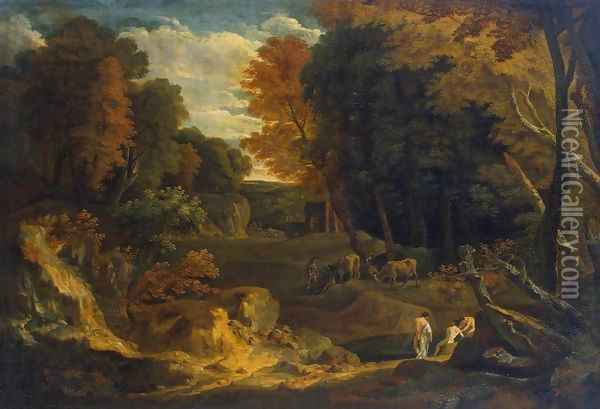Forest Landscape Oil Painting - Cornelis Huysmans