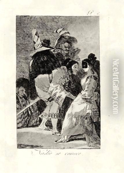 Los Capricho Oil Painting - Francisco De Goya y Lucientes