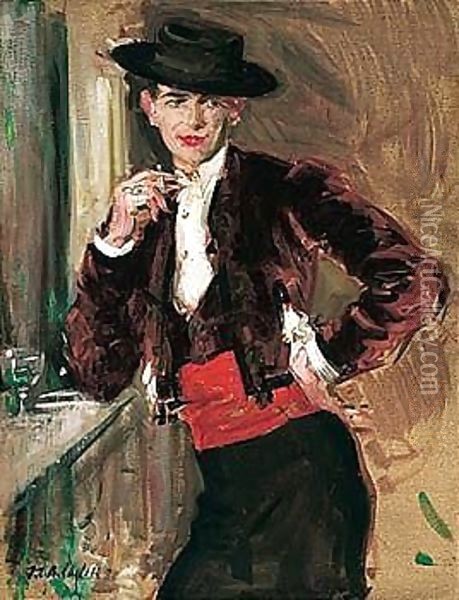 The Matador Oil Painting - Francis Campbell Boileau Cadell