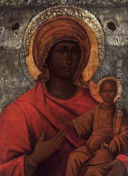The Madonna della Salute Oil Painting - Cretan Unknown Master