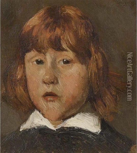 A Portrait Of Mary Van Der Weele Oil Painting - Willem de Zwart