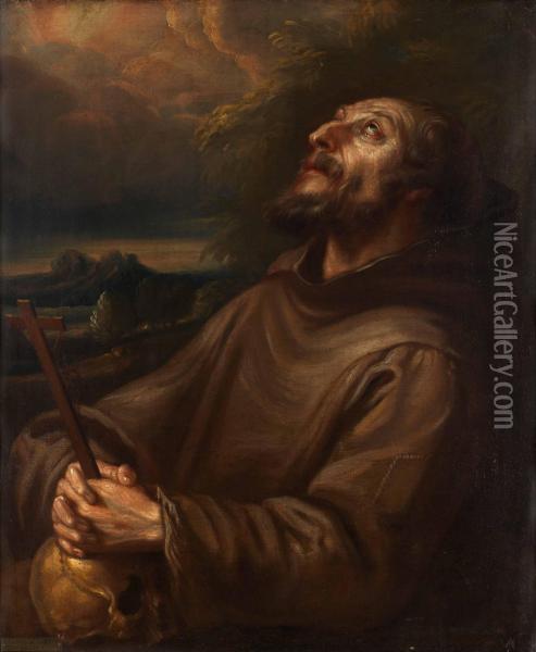 Den Helige Hieronymus Oil Painting - Antonio De Pereda Y Salgado