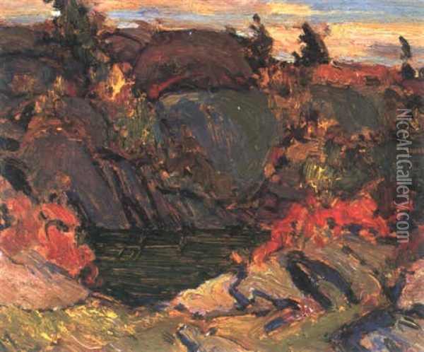Georgian Bay Oil Painting - James Edward Hervey MacDonald