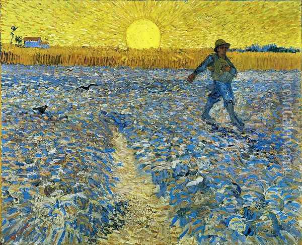 The Sower Oil Painting - Vincent Van Gogh