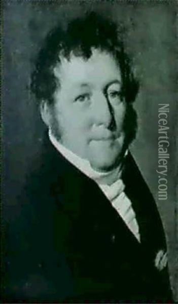 Portrait De Monsieur De Boissavary, Depute Secretaire De La Chambre Oil Painting - Louis Leopold Boilly