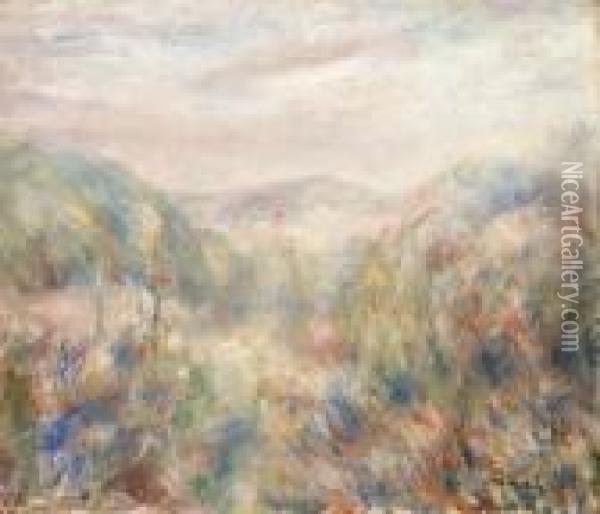 Alpes Maritimes Oil Painting - Pierre Auguste Renoir