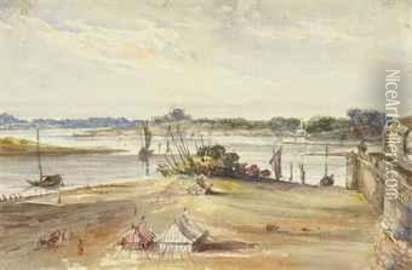 Thirteen Views Of India And Eight Views Of Ceylon Including Oil Painting - John Corbett