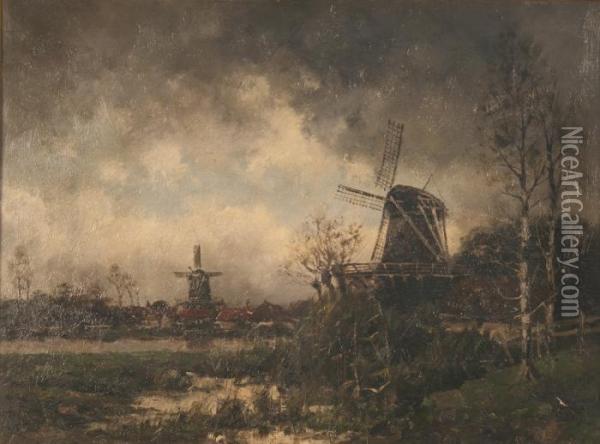 On Thevecht Oil Painting - Hermanus Jr. Koekkoek