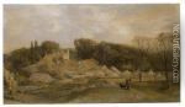 Donnington, Berkshire Oil Painting - Samuel Palmer