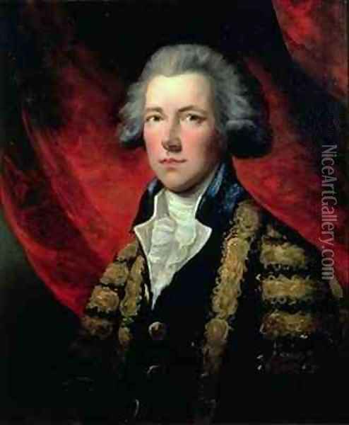 Portrait of William Pitt the Younger 1759-1806 Oil Painting - Dupont Gainsborough
