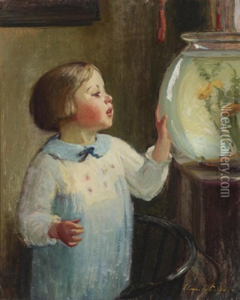 Little Mary Oil Painting - Elanor Ruth Gump Colburn