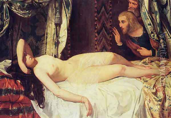 Hetaire offerte 1841 Oil Painting - Joseph-Fernand Boissard de Boisdenier
