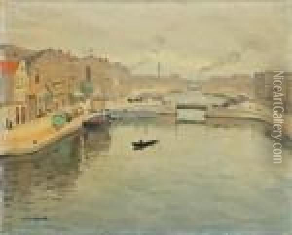 Le Port De Sete Oil Painting - Albert Marquet