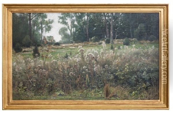 V Parku Oil Painting - Adolf Kaufmann