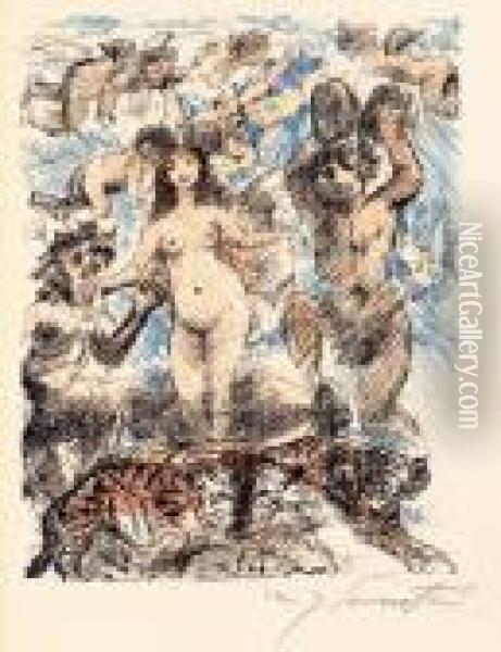 Friedrich Schiller: Der Venuswagen Oil Painting - Lovis (Franz Heinrich Louis) Corinth