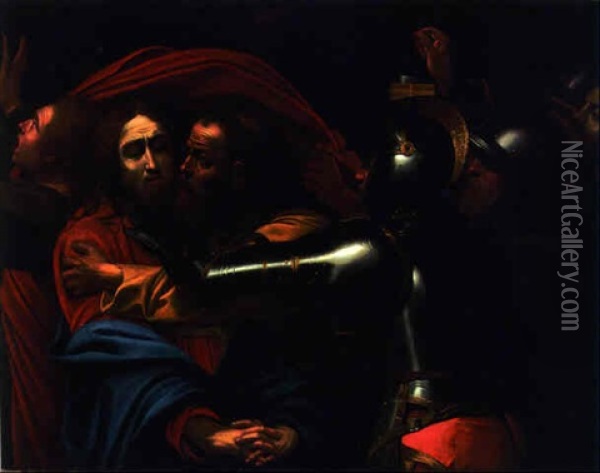 The Taking Of Christ Oil Painting -  Caravaggio