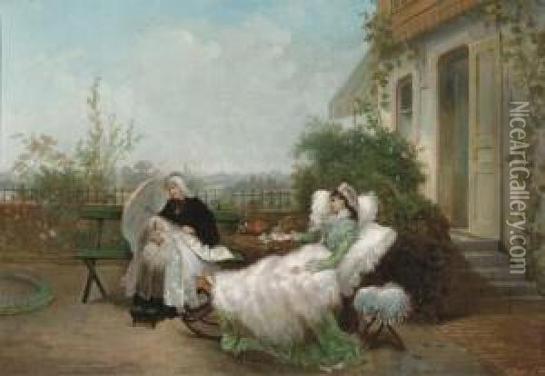 The Newborn Oil Painting - Reinhardt Willem Kleijn