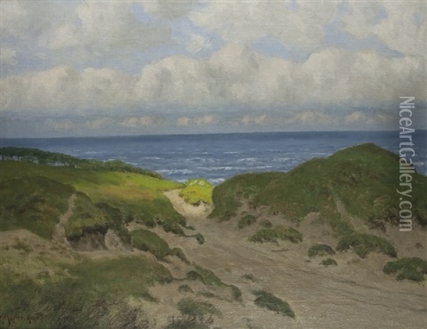 An Der Kuste Oil Painting - Paul Mueller-Kaempff